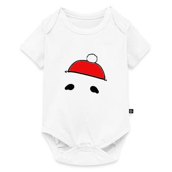 Sloth Christmas Cute Sloth Vector 4 - Baby Premium short-sleeve bodysuit - white - Front