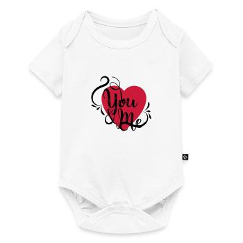 YOU AND ME - Baby Premium short-sleeve bodysuit - white - Front