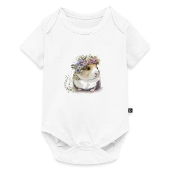 Guinea pig - Baby Premium short-sleeve bodysuit - white - Front