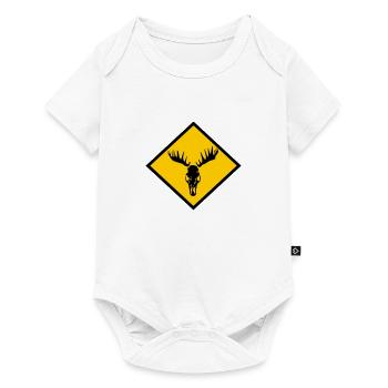 Moose Skull - Baby Premium short-sleeve bodysuit - white - Front