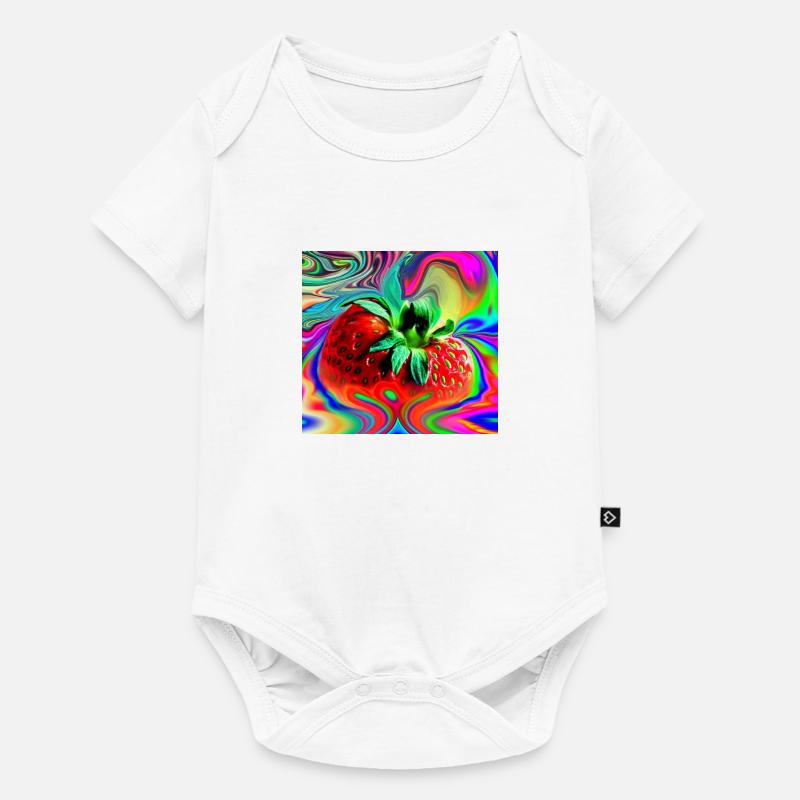 Fraise - Body à manches courtes Premium Bébé - blanc
