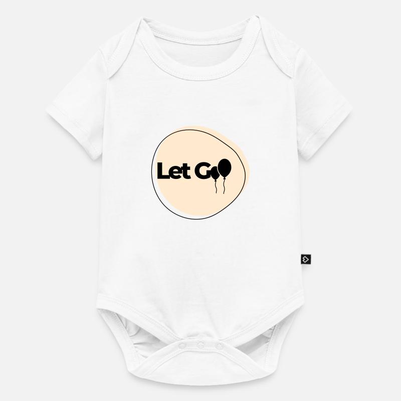 Loslassen - Baby Premium Kurzarmbody - Weiß