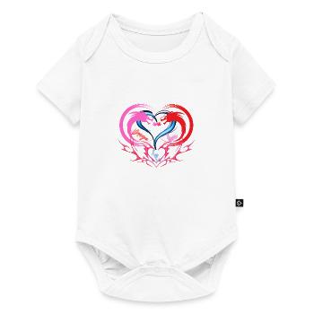 dragonlove - Baby Premium short-sleeve bodysuit - white - Front