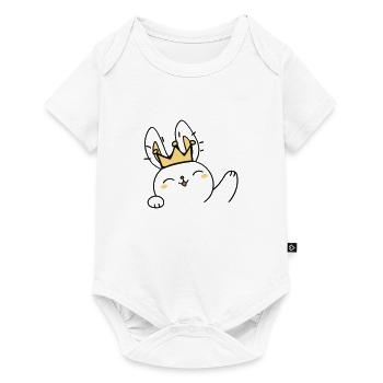 King Rabbit - Baby Premium short-sleeve bodysuit - white - Front