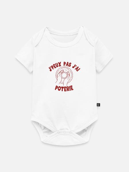Töpferei Ruhestandsgeschenk - Baby Premium Kurzarmbody - Weiß