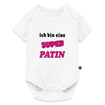 Ich bin eine Super PATIN MARRAINE - Baby Premium short-sleeve bodysuit - white - Front