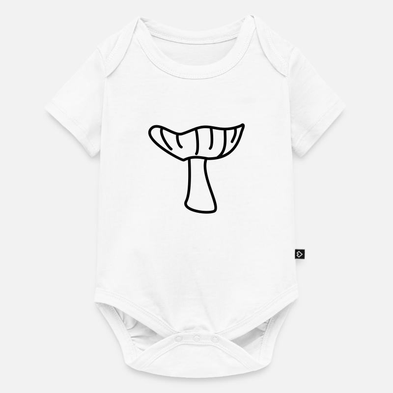 Champignon - Body à manches courtes Premium Bébé - blanc