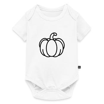 citrouille - Body à manches courtes Premium Bébé - blanc - Devant
