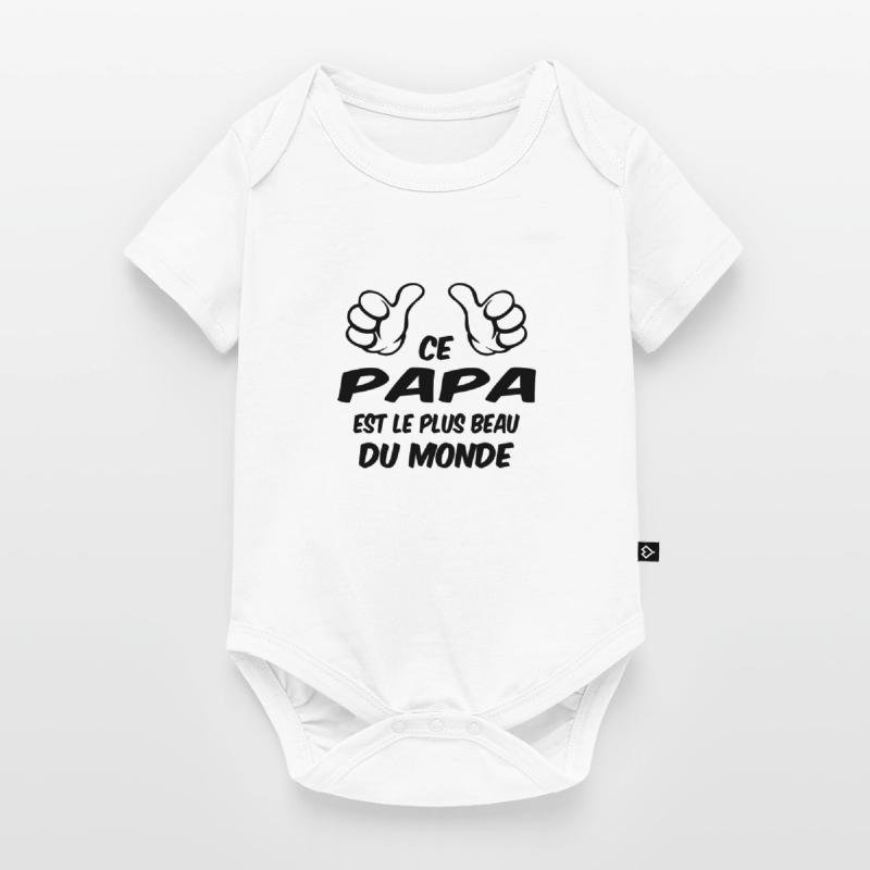 MIGLIOR papà Body Premium a maniche corte per neonati 