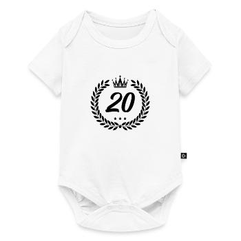 wappen 20 - Baby Premium Kurzarmbody - Weiß - Vorne