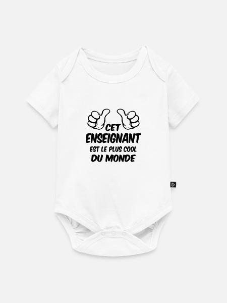 BESTER LEHRER - Baby Premium Kurzarmbody - Weiß