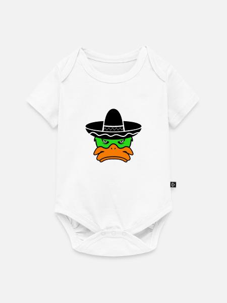 mexico duck 02 - Baby Premium Kurzarmbody - Weiß