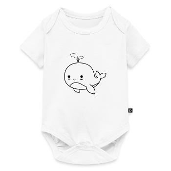 Bébé baleine 01 - Body à manches courtes Premium Bébé - blanc - Devant