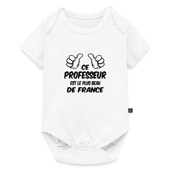 MEILLEUR PROFESSEUR - Body à manches courtes Premium Bébé - blanc - Devant