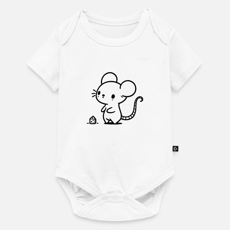 Mouse - Baby Premium short-sleeve bodysuit - white