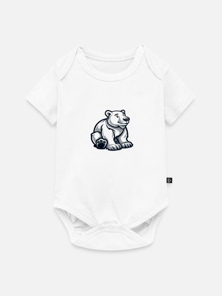 eisbär - Baby Premium Kurzarmbody - Weiß