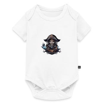 Pirate Captain Captain - Baby Premium short-sleeve bodysuit - white - Front