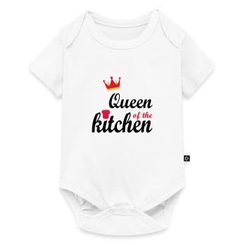 Cadeaux de Noël pour les femmes - Body à manches courtes Premium Bébé - blanc - Devant