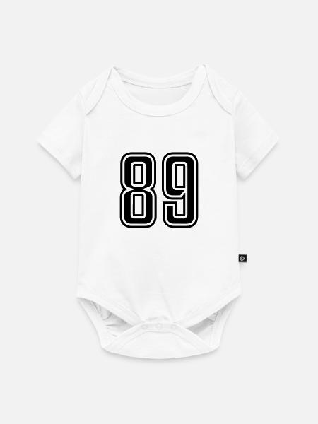 89 - Baby Premium Kurzarmbody - Weiß