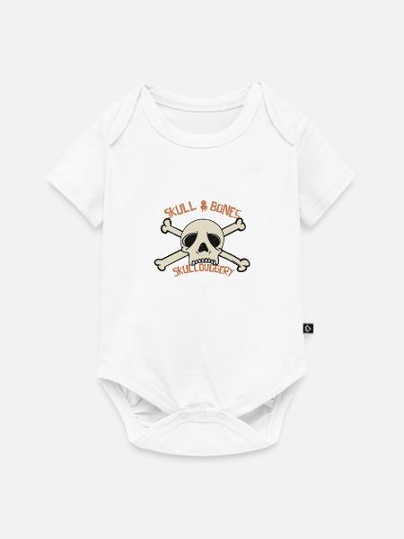 Skullduggery - Baby Premium Kurzarmbody - Weiß