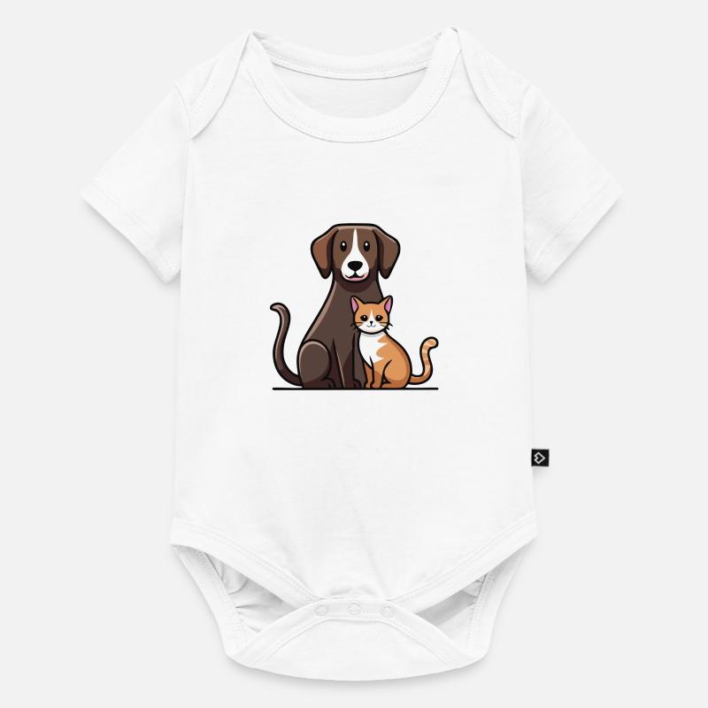 Amis les plus doux - Body à manches courtes Premium Bébé - blanc