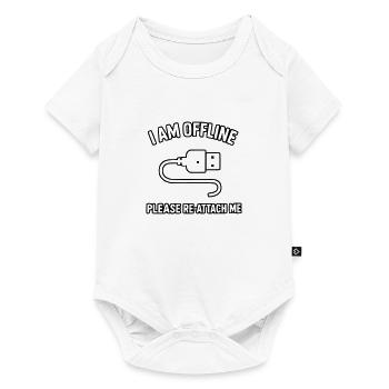 Offline - Baby Premium short-sleeve bodysuit - white - Front