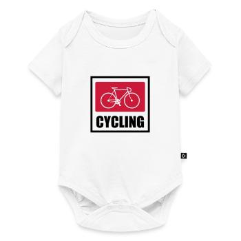 Cycling - Cycling - Baby Premium short-sleeve bodysuit - white - Front