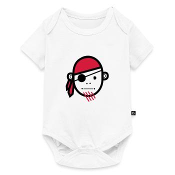 Pirate | pirates | pirates | boucaniers | marin - Body à manches courtes Premium Bébé - blanc - Devant