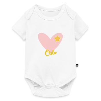 Oslo - Travel - Holiday - Norway - Scandinavia - Baby Premium short-sleeve bodysuit - white - Front