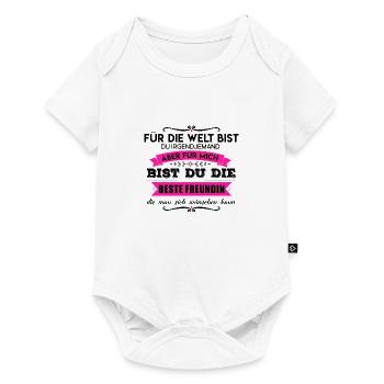 Partnerlook Beste Freundinnen - Baby Premium Kurzarmbody - Weiß - Vorne