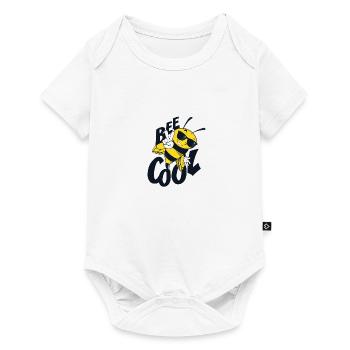 Abeille apicole cool cadeau abeilles - Body à manches courtes Premium Bébé - blanc - Devant