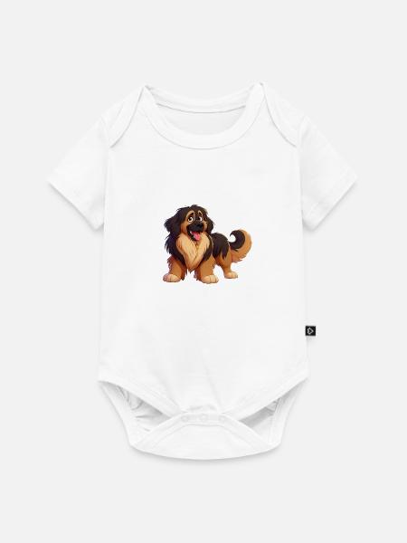 Leonberg 3 - Baby Premium Kurzarmbody - Weiß