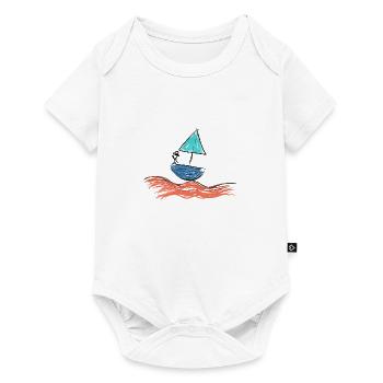 Bateau pirate - Body à manches courtes Premium Bébé - blanc - Devant