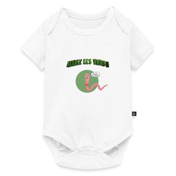 Allez les vers ! - Body à manches courtes Premium Bébé - blanc - Devant