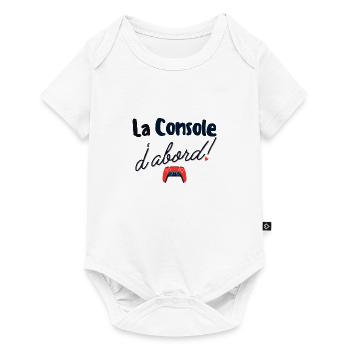 La console d'abord - Body à manches courtes Premium Bébé - blanc - Devant