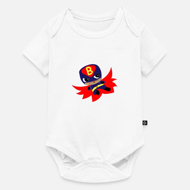 Comic superhéros Boy Halloween anniversaire doux - Body à manches courtes Premium Bébé - blanc