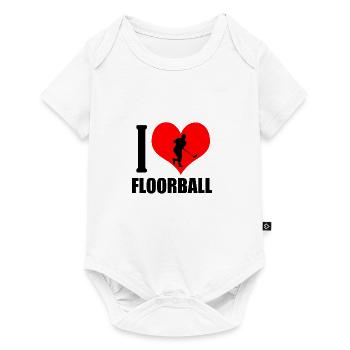 Floorball - Body à manches courtes Premium Bébé - blanc - Devant