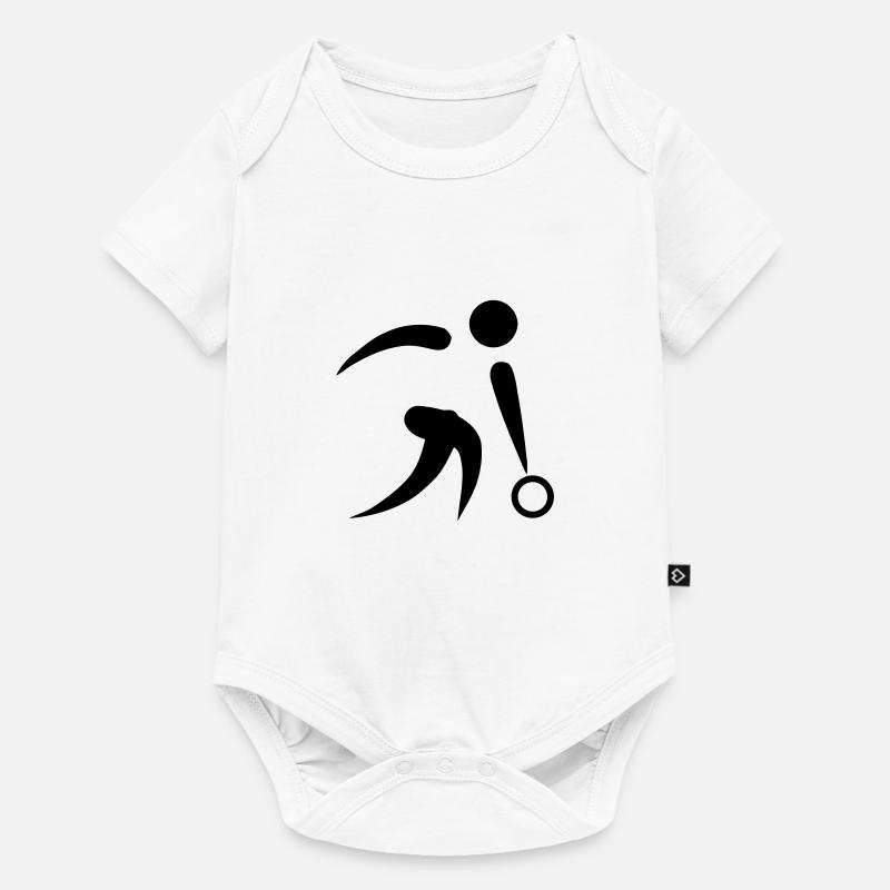 bowling - Baby Premium short-sleeve bodysuit - white