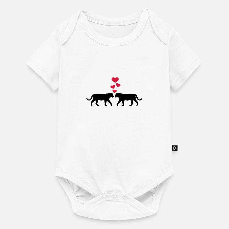 Tiger - Baby Premium Kurzarmbody - Weiß