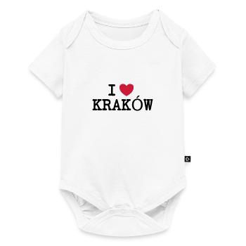 J’adore CRACOVIE Cracovie Pologne - Body à manches courtes Premium Bébé - blanc - Devant