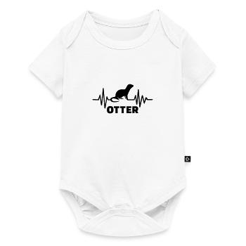 Otter - Baby Premium Kurzarmbody - Weiß - Vorne