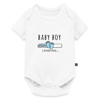 Grossesse bébé garçon Annoncer La Grossesse Garçon - Body à manches courtes Premium Bébé - blanc - Devant