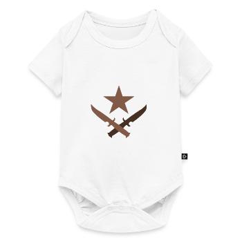 Terroristen - Baby Premium Kurzarmbody - Weiß - Vorne