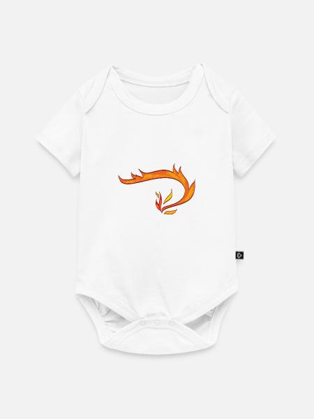 fire 6 - Baby Premium Kurzarmbody - Weiß
