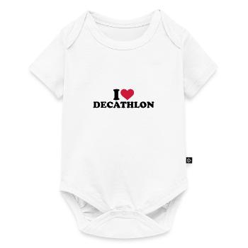 decathlon - Baby Premium short-sleeve bodysuit - white - Front