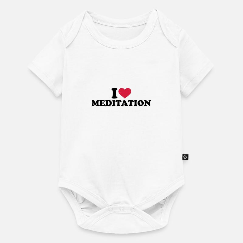 méditation - Body à manches courtes Premium Bébé - blanc