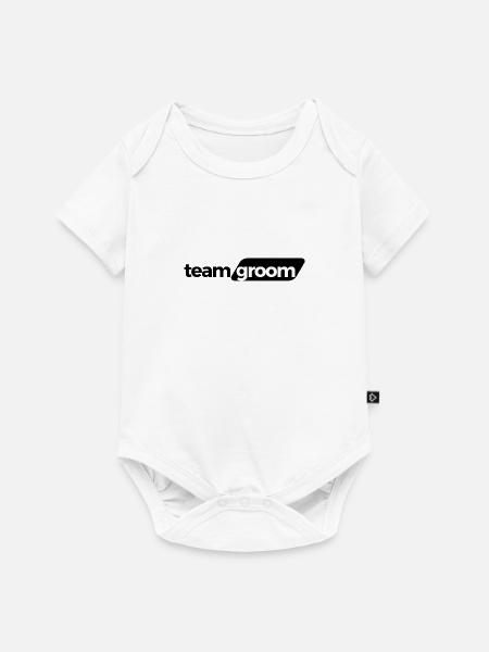 Team Groom - Baby Premium Kurzarmbody - Weiß