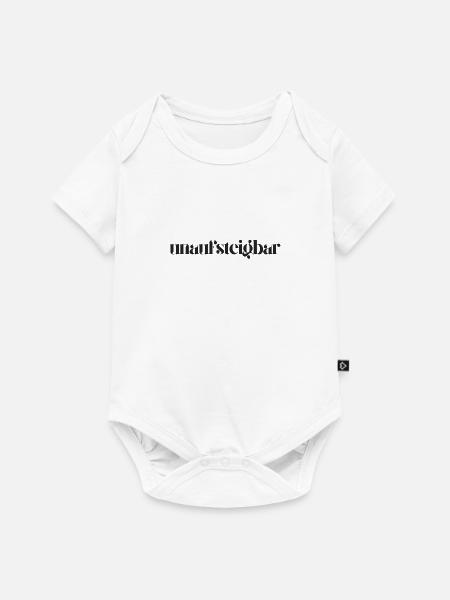 unaufsteigbar - Baby Premium Kurzarmbody - Weiß