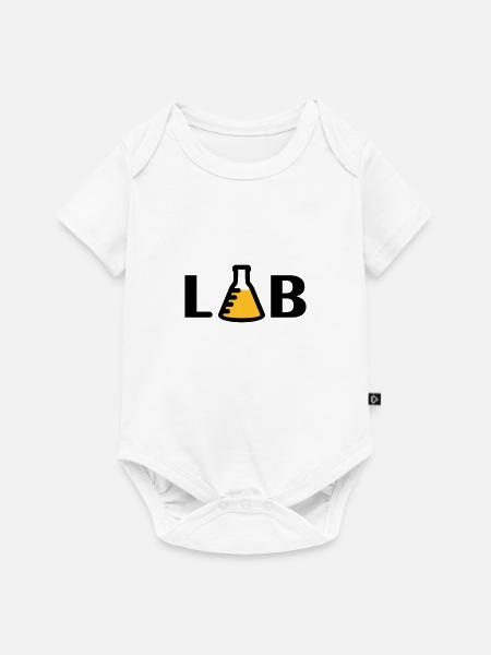 LAB (2c) - Baby Premium Kurzarmbody - Weiß