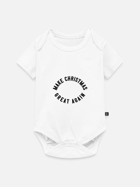 Make Christmas great again - Baby Premium Kurzarmbody - Weiß